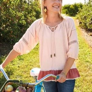 MATILDA JANE Call Me Cute Boho Style Top, Size XXL, GUC.
